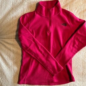 North Face Quarter zip fleece
